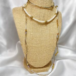 Paulina Long Wrap - Gold
