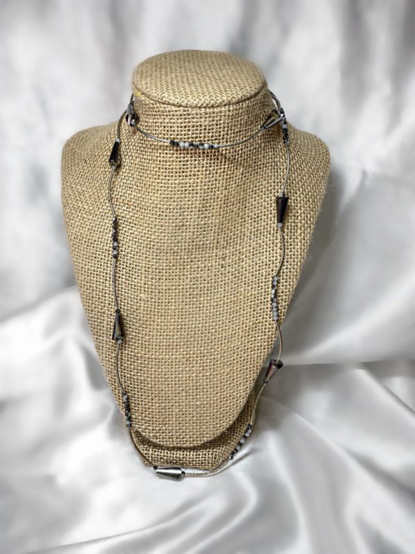 Paulina Long Wrap - Silver